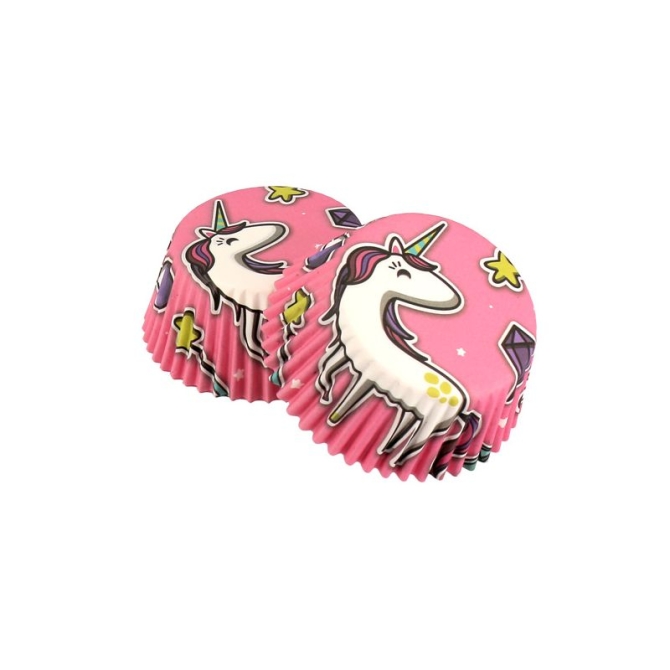 50 Caissettes  Cupcakes - Licorne 
