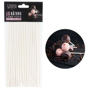 35 B�tons � Cake Pops Papier - 16 cm