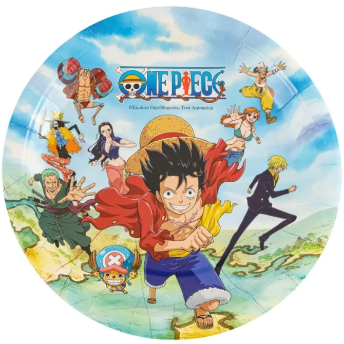 8 Assiettes One Piece 