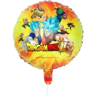 Contient : 1 x Ballon Aluminium Hlium Dragon Ball Super -  43 cm