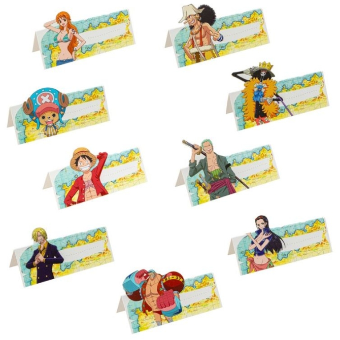 9 Marque-Places One Piece 