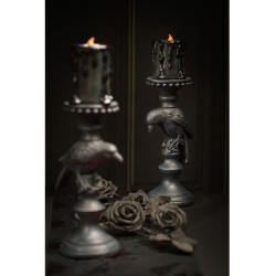 Petite Bougie LED Noire en R�sine - 9, 5 cm. n�2