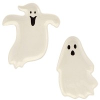 1 Assiette D�corative Fant�me en C�ramique Summerween - 20 cm