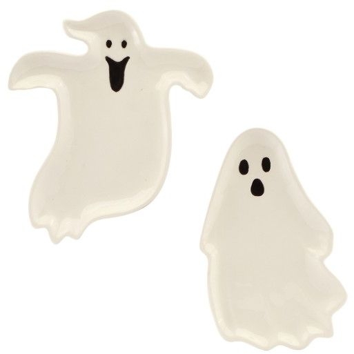 1 Assiette D�corative Fant�me en C�ramique Summerween - 20 cm 