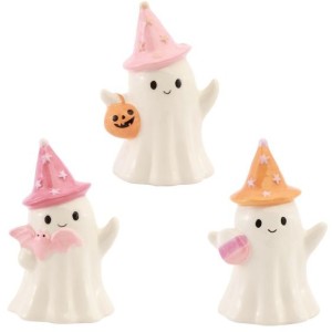 1 Fant�me en C�ramique avec Chapeau �toil� Summerween