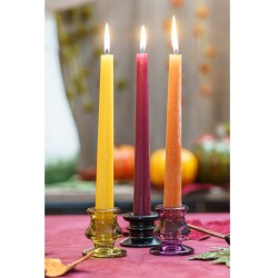 Set de 2 Bougies Flambeaux Prune. n�2