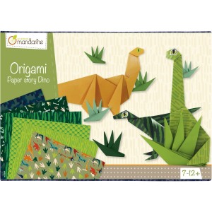 Boîte Créative Origami Dinosaures