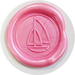 Blister 6 Bons de Cire Pistolet - Rose Ple Nacr. n2