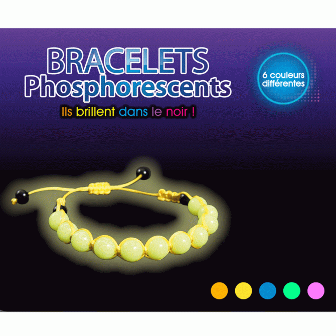Bracelet Shamballa Phosphorescent 