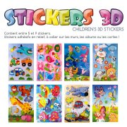 Grand Stickers 3D Lettres