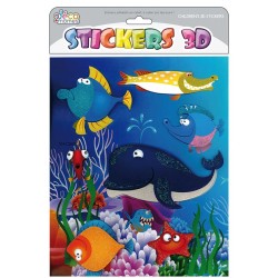 Grand Stickers 3D Lettres. n1
