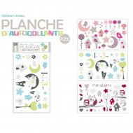 Planche 25 Stickers muraux