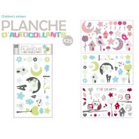 Planche 25 Stickers muraux