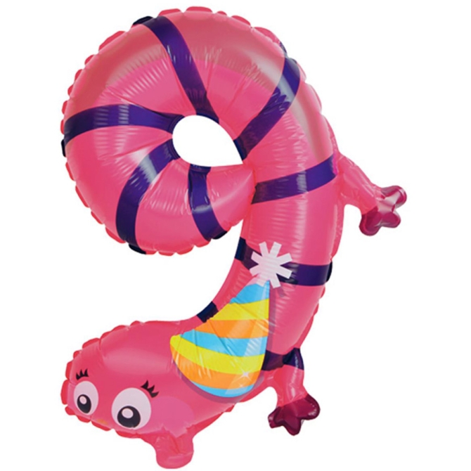 Ballon Animal Chiffre 9 (57 cm) 