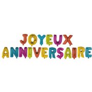 10 Ballons Joyeux Anniversaire Annikids Bleu Marine Pour L Anniversaire De Votre Enfant Annikids