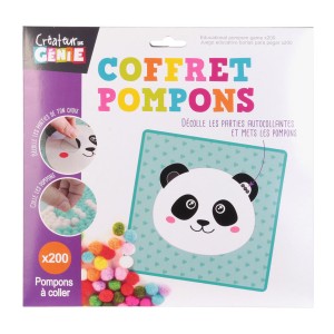 Coffret Pompons Panda