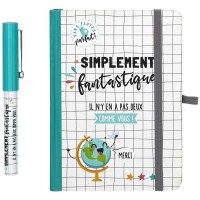 Coffret Carnet et Stylo Merci Matresse Simplement Fantastique