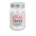 Bougie Parfume Bocal Merci Matresse Pour cette super Anne