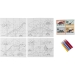 Puzzle  Colorier + Feutres. n2
