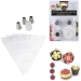 4 Poches  Douille Jetables  +  3 Douilles Larges. n1