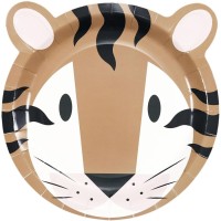 6 Assiettes Savane - Tigre