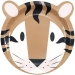 6 Assiettes Savane - Tigre. n1