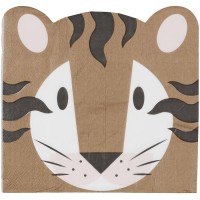20 Serviettes Savane - Tigre