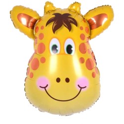 Kit 4 Ballons Aluminium Savane - Girafe. n1