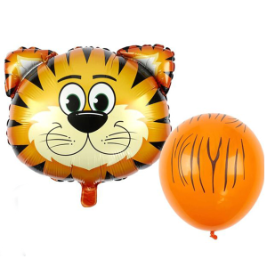 Kit 6 Ballons Savane - Tigre