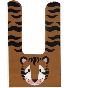 10 Pochettes Cadeaux Savane - Tigre