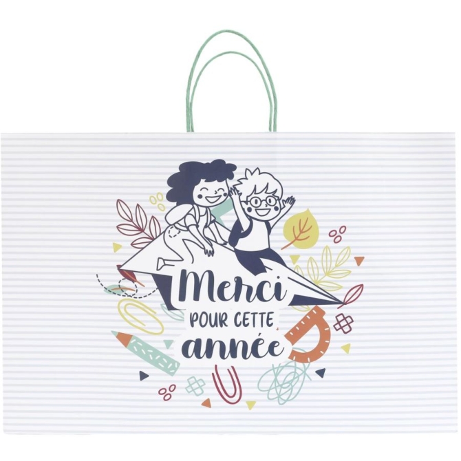 Grand Sac Cadeau Merci pour cette Anne 