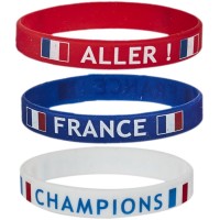 3 Bracelets Supporter France