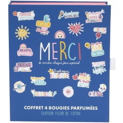 Coffret 4 Bougies Parfumées
