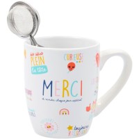 Coffret Mug Merci Ma�tresse et Infuseur � Th�