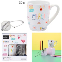 Coffret Mug Merci Maîtresse et Infuseur à Thé. n°3
