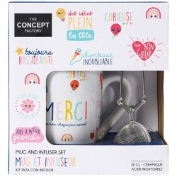 Coffret Mug Merci Maîtresse et Infuseur à Thé. n°7