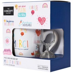 Coffret Mug Merci Maîtresse et Infuseur à Thé. n°8