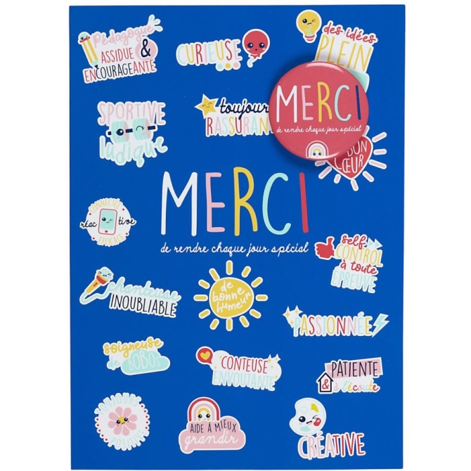 Carte et Enveloppe avec Magnet