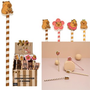 Crayon � Papier Capybara avec Gomme