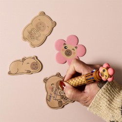 Carnet de Notes Adhesives Capybara. n°3