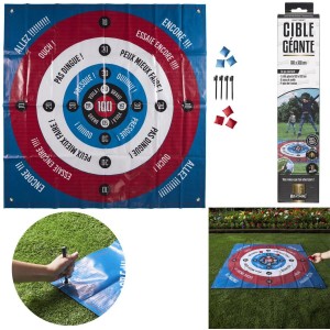 Cible G�ante avec 6 Sacs