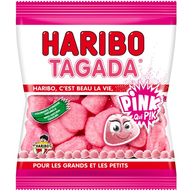Tagada Pink Haribo - Mini sachet 30g 