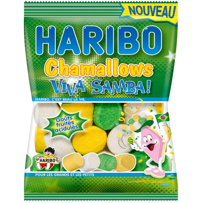 Chamallows Viva Samba Haribo - Sachet 100g 