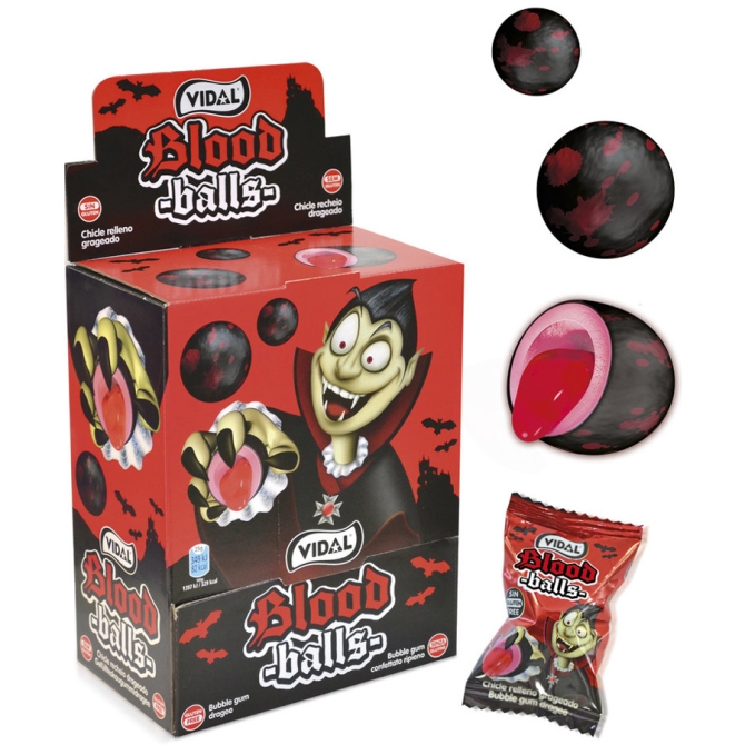 1 Bubble-gum Blood Balls 
