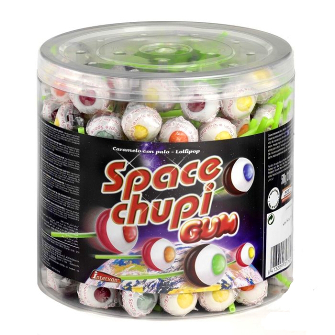 1 Sucette Space Chupi Gum 