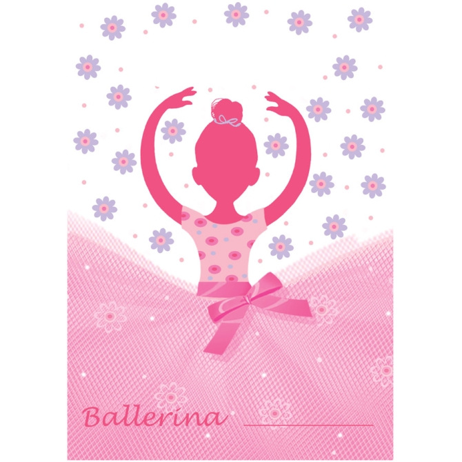 8 Pochettes cadeaux Danseuse Ballerine 