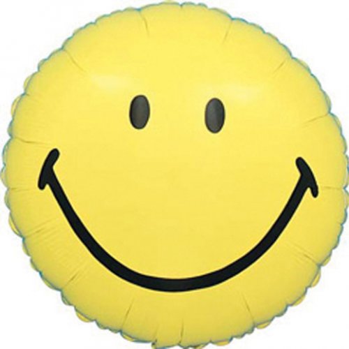 Ballon Mylar Smiley Face 