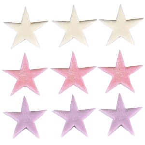 9 toiles de Star en sucre