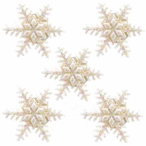 5 Flocons de Neige en sucre 