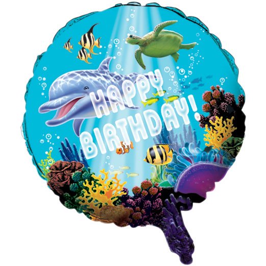 Ballon Mylar Ocean Party 